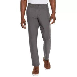 NEW Marc New York Men's 34X30 Commuter Tech Pants Four-Way Stretch Slim Gray